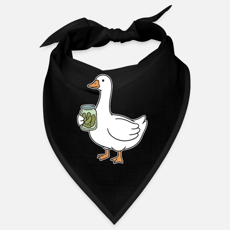 Duck with Mason Jar Cucumbers Bandana