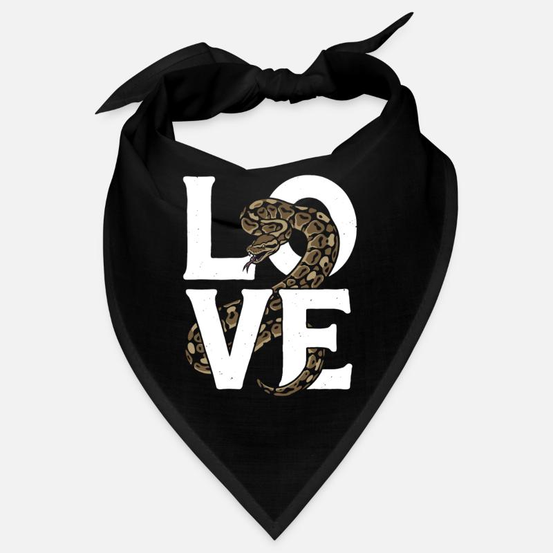 Les serpents rois Python ADORENT les pythons de terrarium Bandana