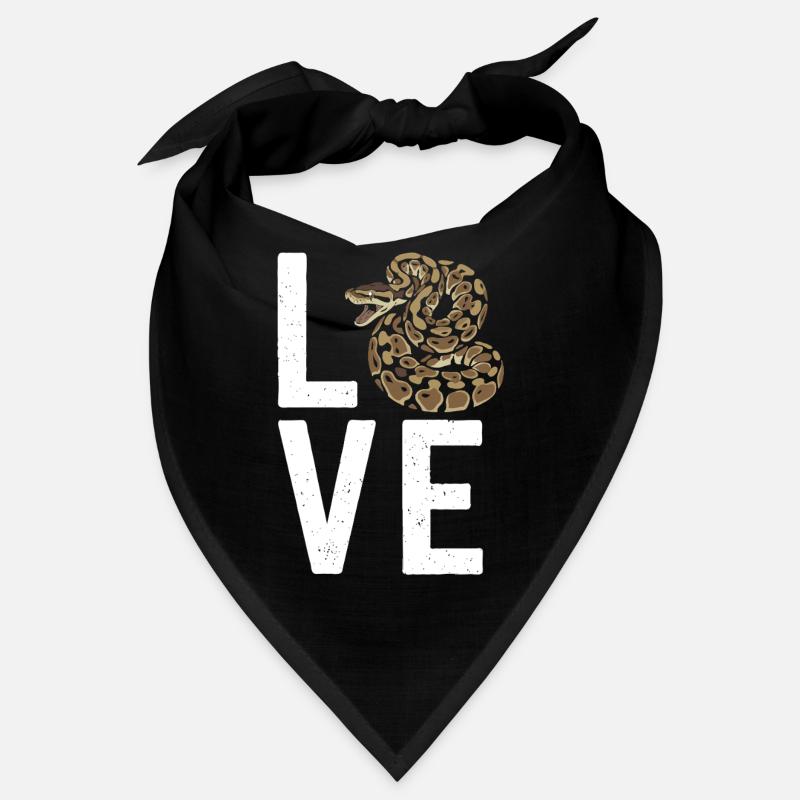 Königspython Schlangen LOVE Terrarium Python Bandana
