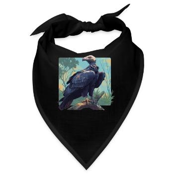 Geier - Bandana - Schwarz - Vorne
