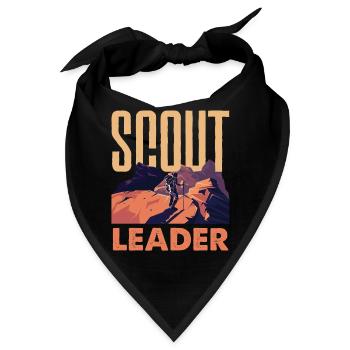 Pfadfinderleiter Scouting Troop Leader Hobby - Bandana - Schwarz - Vorne