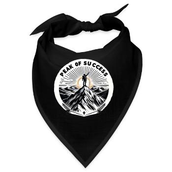 Gipfel des Erfolgs - Bandana - Schwarz - Vorne