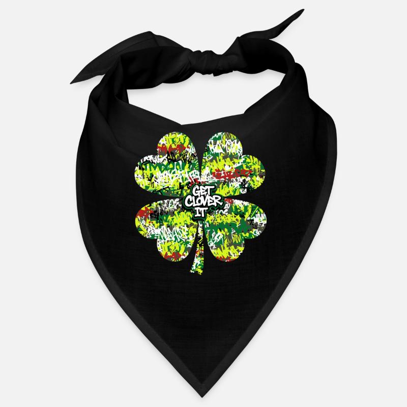 Graffiti Shamrock Bandana
