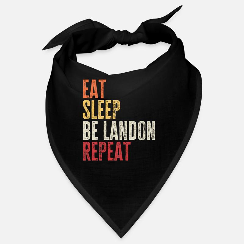 Iss, schlaf, sei Landon, wiederhole Retro-Name Bandana