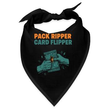 Pack Ripper Card Flipper Sammelkartensammler - Bandana - Schwarz - Vorne