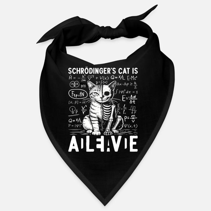 Le chat vivant de Schrödinger Bandana