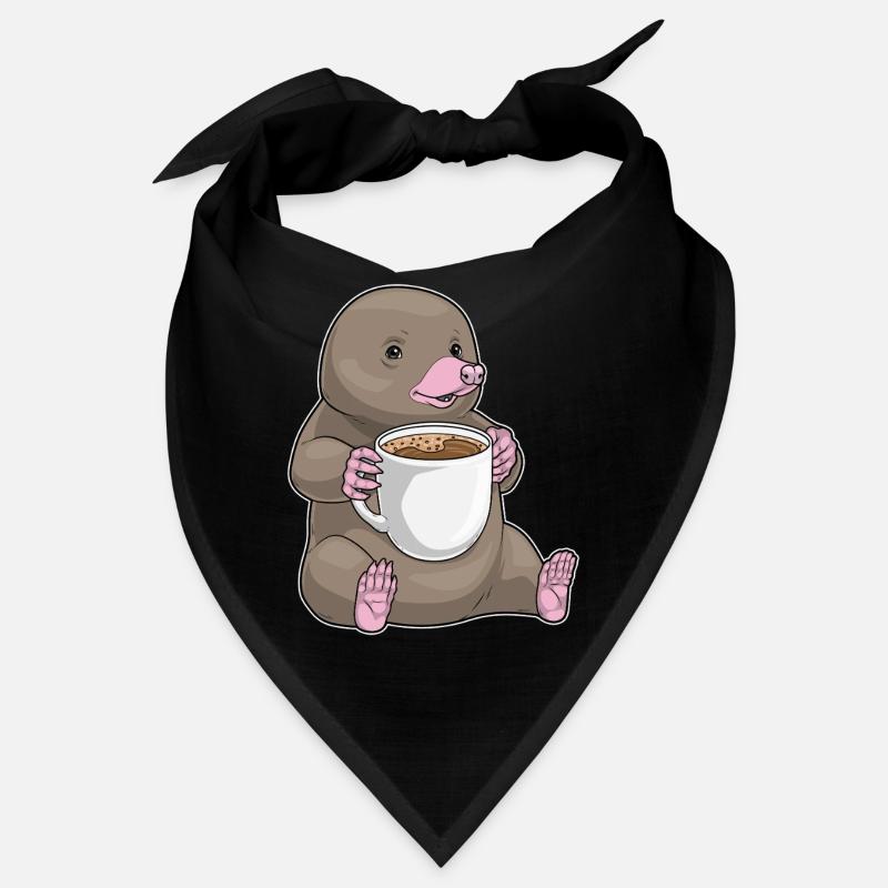 Tasse de café en taupe Bandana
