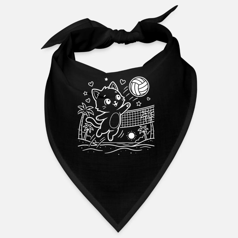 Kawaii Katze Beachvolleyball Bandana