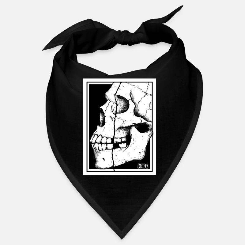 Broken Skull Portrait Bandana