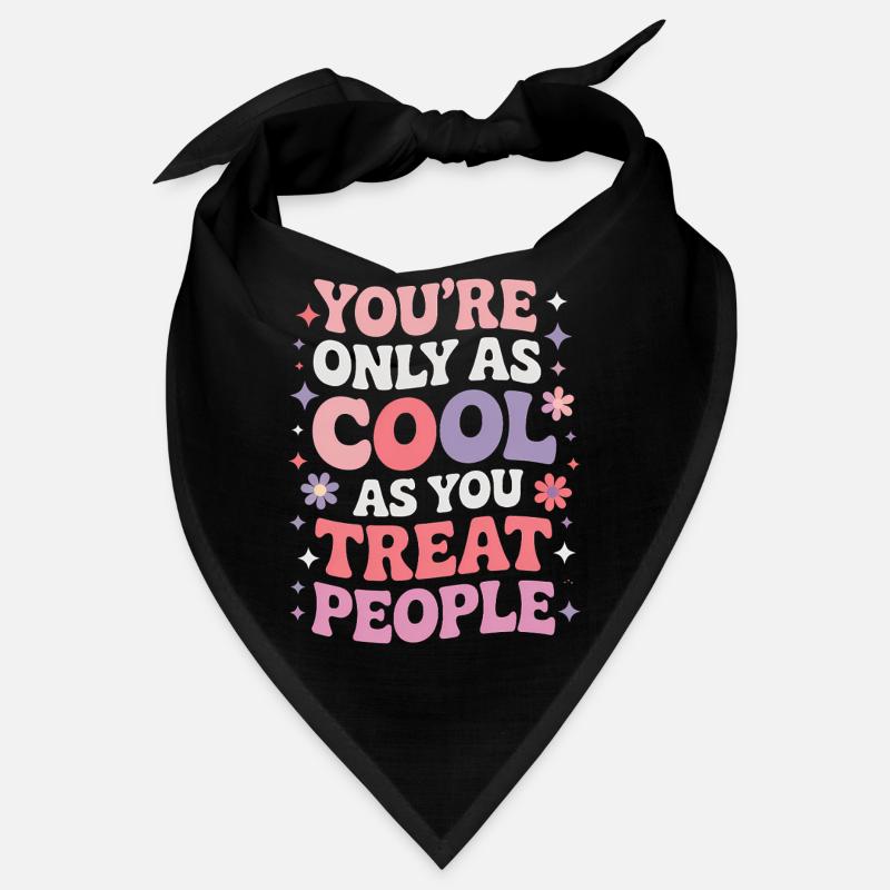 Spruch Statement Respekt Freundlichkeit Geschenk Bandana