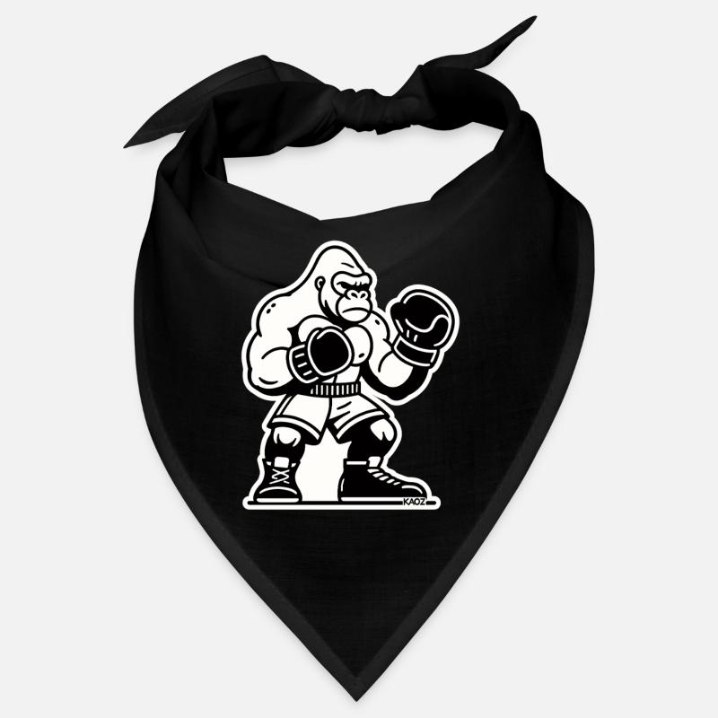 Gorilla Boxer Bold Outline Bandana