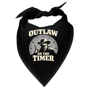 Cowboy-action-shooter. Cowboy-action-shooter - Bandana - Schwarz - Vorne