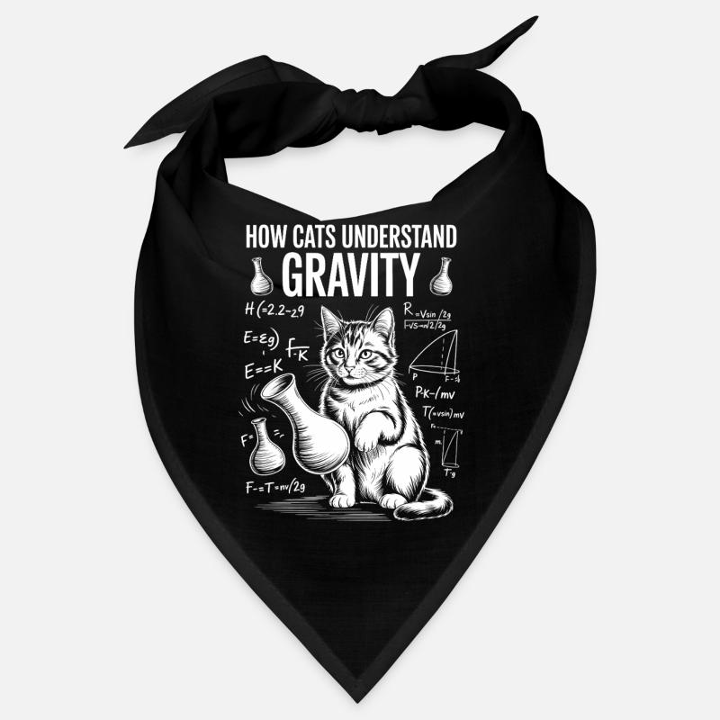 Physik Katzen Sprüche Mathe Witz Physik Geschenk Bandana