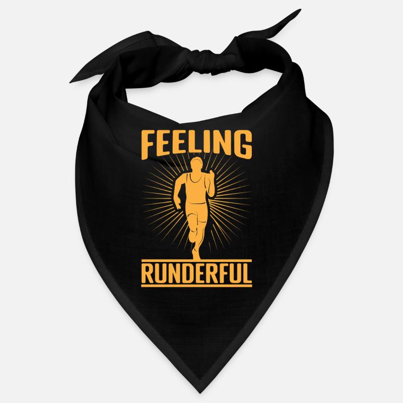 Running Run Feeling Runderful Marathon Runner Bandana