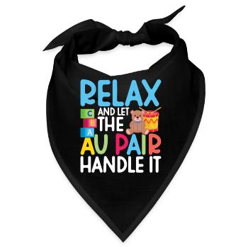 Au Pair Must Haves Babysitter-Wertschätzung Nanny - Bandana - Schwarz - Vorne