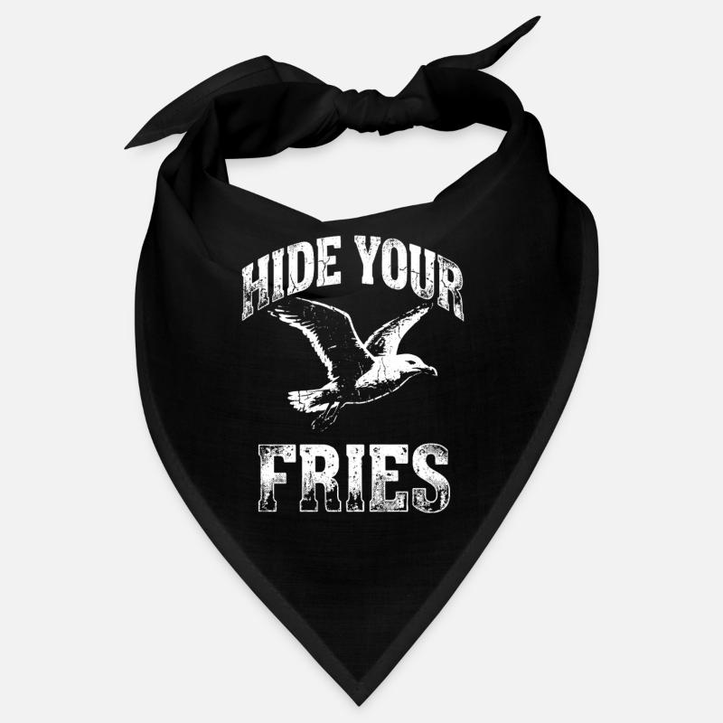 Cache tes frites mouette Bandana