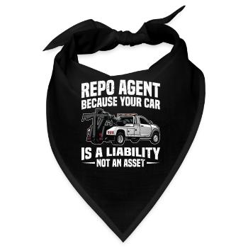 Repoman Asset Recovery Agent Auto-Rückgewinnung - Bandana - Schwarz - Vorne