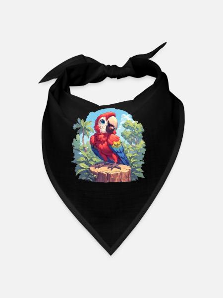 Aras Ara - Bandana - Schwarz - Vorne