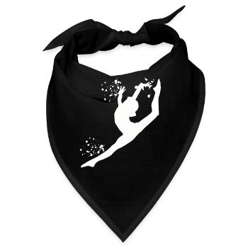 Gymnastin Mit Keulen Rhythmische Sportgymnastik - Bandana - Schwarz - Vorne