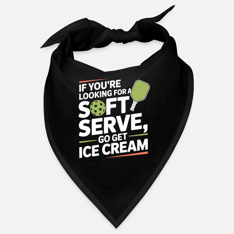 Pickleball Player Looking For Soft Serve Dinking Bandana
