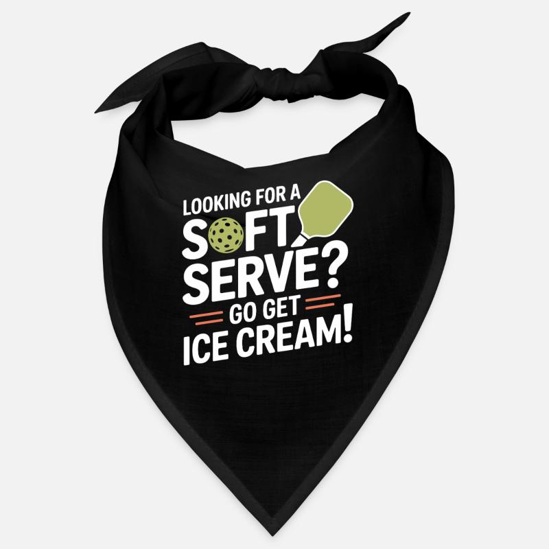 Pickleball Player Looking For Soft Serve Dinking Bandana