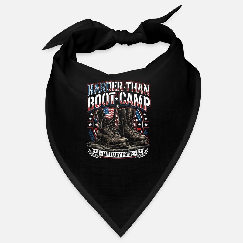 Army Mama I Didn't Raise A Quitter Patch Bandana