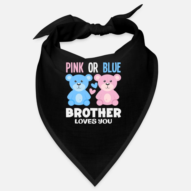 Pink Oder Blau Bruder Liebt Dich Bandana