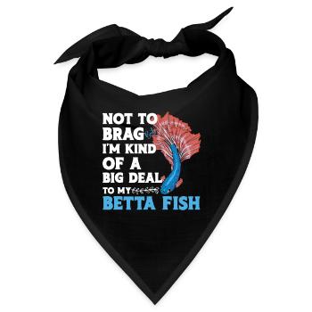Siamesischer Kampffischbeckenbesitzer Aquarium-Betta - Bandana - Schwarz - Vorne