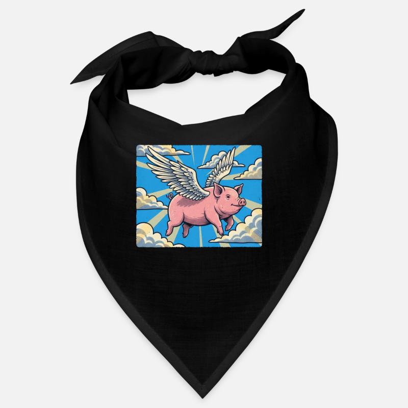 Pig flight in the cloud beam Bandana