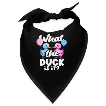 Was Zum Kuckuck Ist Es Ente Reveal - Bandana - Schwarz - Vorne
