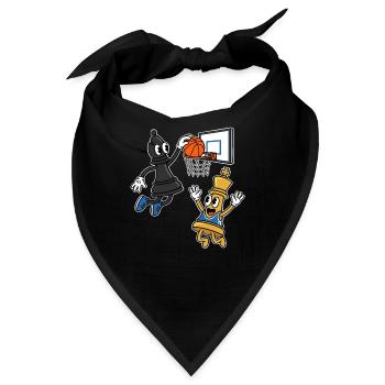 Schachmatt Basketball - Bandana - Schwarz - Vorne