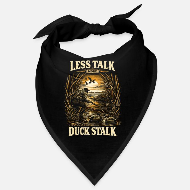 Duck Hunt Less Talk More Duck Stalk Bandana
