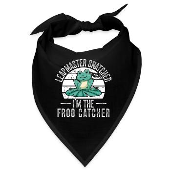 Frog Catcher Leapmaster Snatcher Frog - Bandana - Schwarz - Vorne