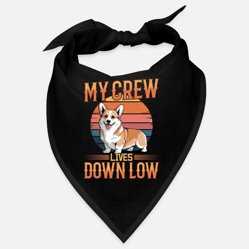 Funny Dog Breed Corgi Bandana