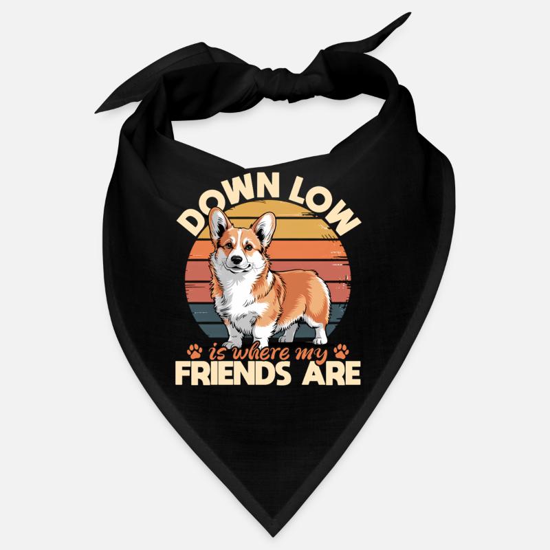 Funny Dog Breed Corgi Bandana