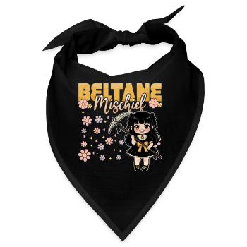 Beltane Mischief Feierlichkeiten zum Maitag – Heidentum - Bandana - Schwarz - Vorne