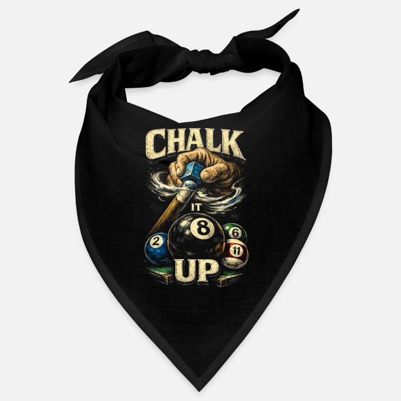8-Ball Billard Chalk Up Bandana