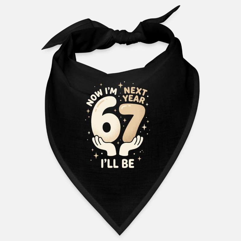 67. Geburtstagsfeier Spaßdesign Bandana