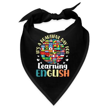 ELL-Lehrer englische Sprache - Bandana - Schwarz - Vorne