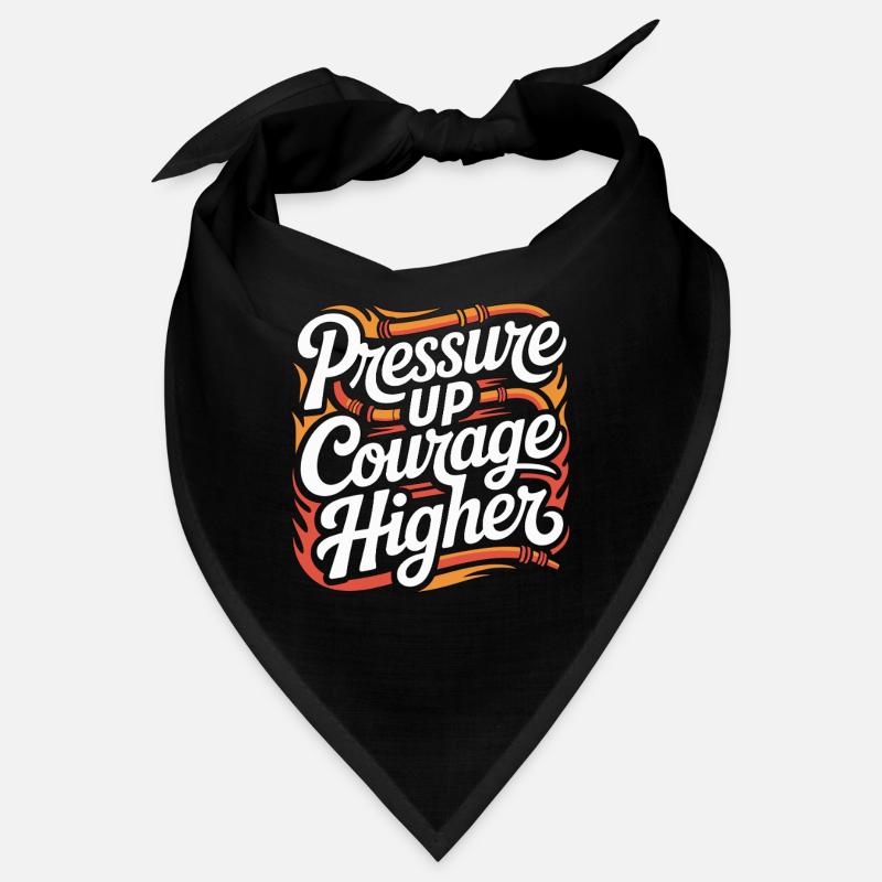 Fire Engineer Pressure Up Courage Fire Department Bandana