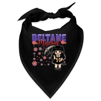 Beltane-Segnungen am Maitag Heidnische Feierlichkeiten - Bandana - Schwarz - Vorne