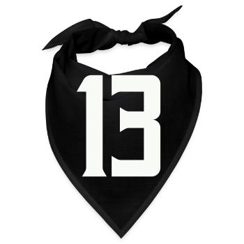 13 - Bandana - Schwarz - Vorne