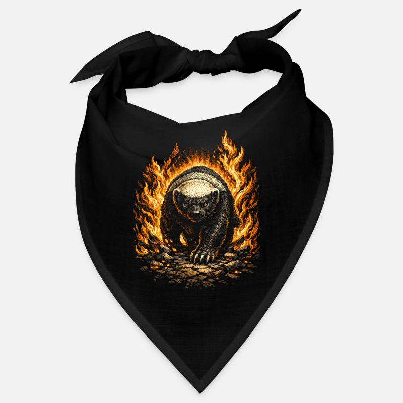 Honigdachs Honey Badger Tier Bandana