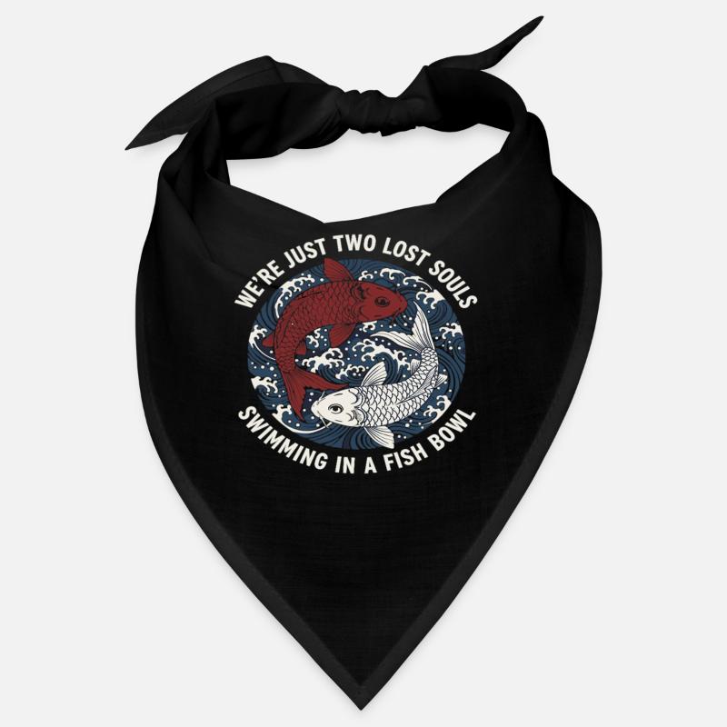 Koi Fish Japan Tattoo Saying Bandana