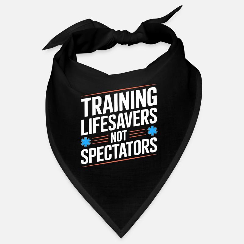 Formation des paramédics, sauveteurs, Services d’urgence, Bandana