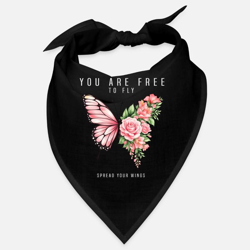Graphique inspirant de fan papillon Bandana