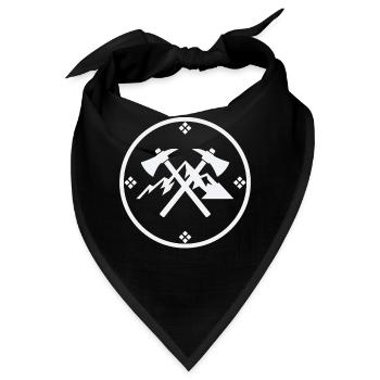 Janosik-Hochland-Rebellensymbol - Bandana - Schwarz - Vorne