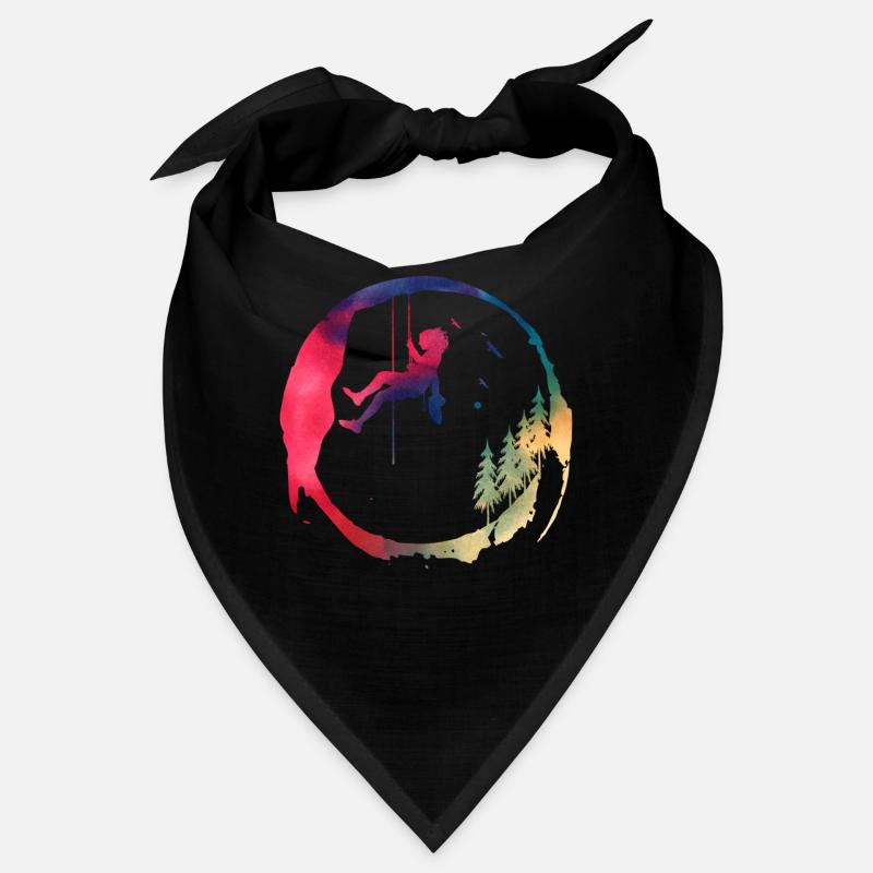 Aquarellfrau Baumklettererin Abenteuer Bandana
