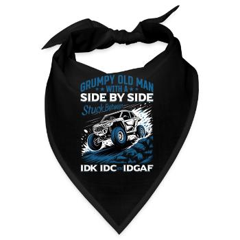 UTV Off Road 4 Wheeler Side by side - Bandana - Schwarz - Vorne