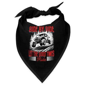 UTV Off Road 4 Wheeler Side by side - Bandana - Schwarz - Vorne